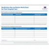 Medication Reconciliation Worksheet for Post-Hospital Care